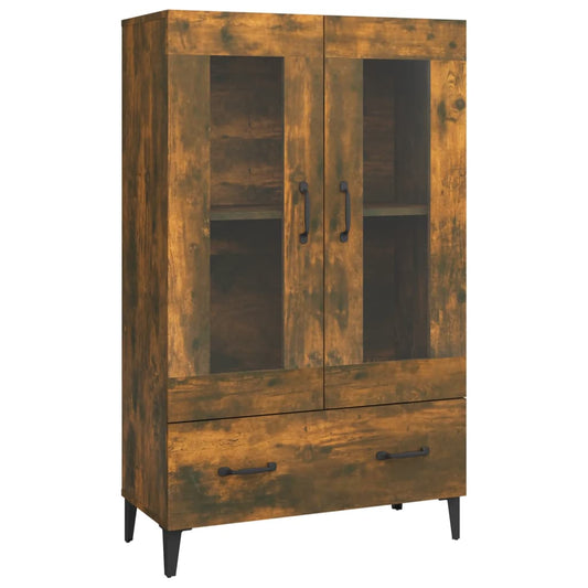 Highboard Räuchereiche 70x31x115 cm Holzwerkstoff
