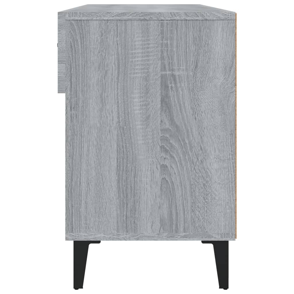 Skoskab Grå Sonoma 102x35x55 cm Træmateriale