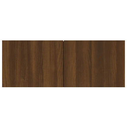 TV-Schränke 2 Stk. Braun Eichen-Optik 80x30x30 cm Holzwerkstoff