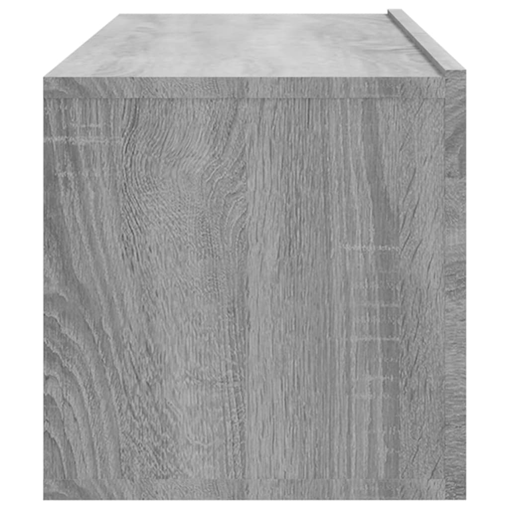 TV overskabe 2 stk Grå Sonoma 100x30x30 cm træmateriale