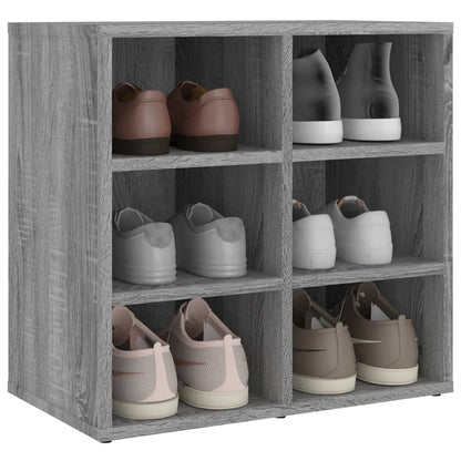 Schuhregal Grau Sonoma 52,5x30x50 cm