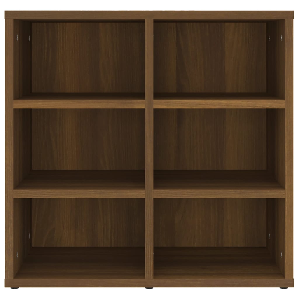 Schuhregal Braun Eichen-Optik 52,5x30x50 cm