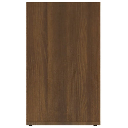 Schuhregal Braun Eichen-Optik 52,5x30x50 cm