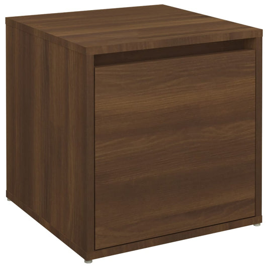 Skuffekasse Brun Eg Look 40,5x40x40 cm Træmateriale