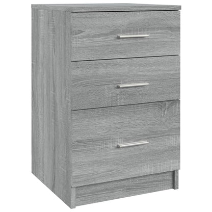 Nachttisch Grau Sonoma 40x40x63 cm Holzwerkstoff