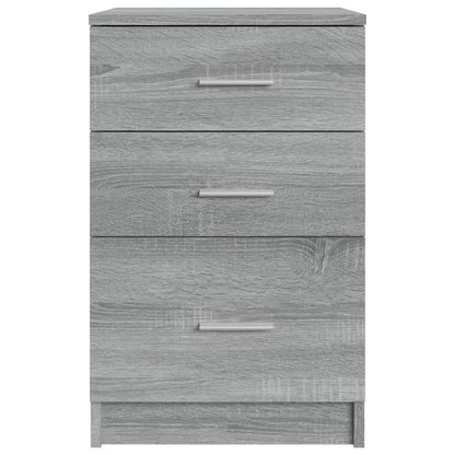 Nachttisch Grau Sonoma 40x40x63 cm Holzwerkstoff