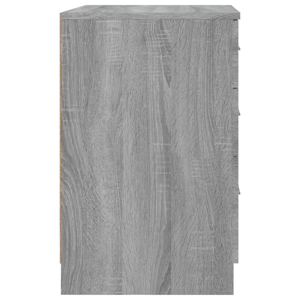 Nachttisch Grau Sonoma 40x40x63 cm Holzwerkstoff