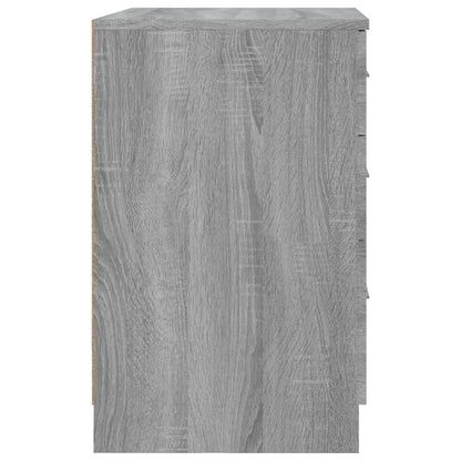 Nachttisch Grau Sonoma 40x40x63 cm Holzwerkstoff