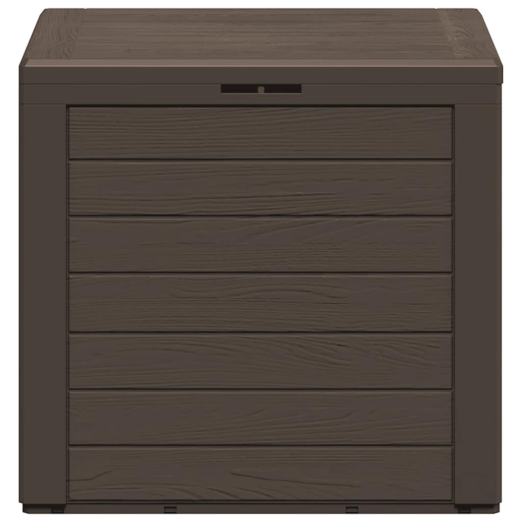 Gartentruhe Braun 58,5x46x55 cm Polypropylen