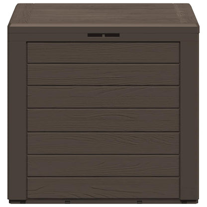 Gartentruhe Braun 58,5x46x55 cm Polypropylen