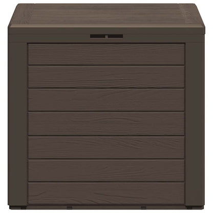 Gartentruhe Braun 58,5x46x55 cm Polypropylen