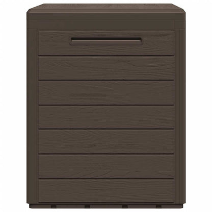 Gartentruhe Braun 58,5x46x55 cm Polypropylen