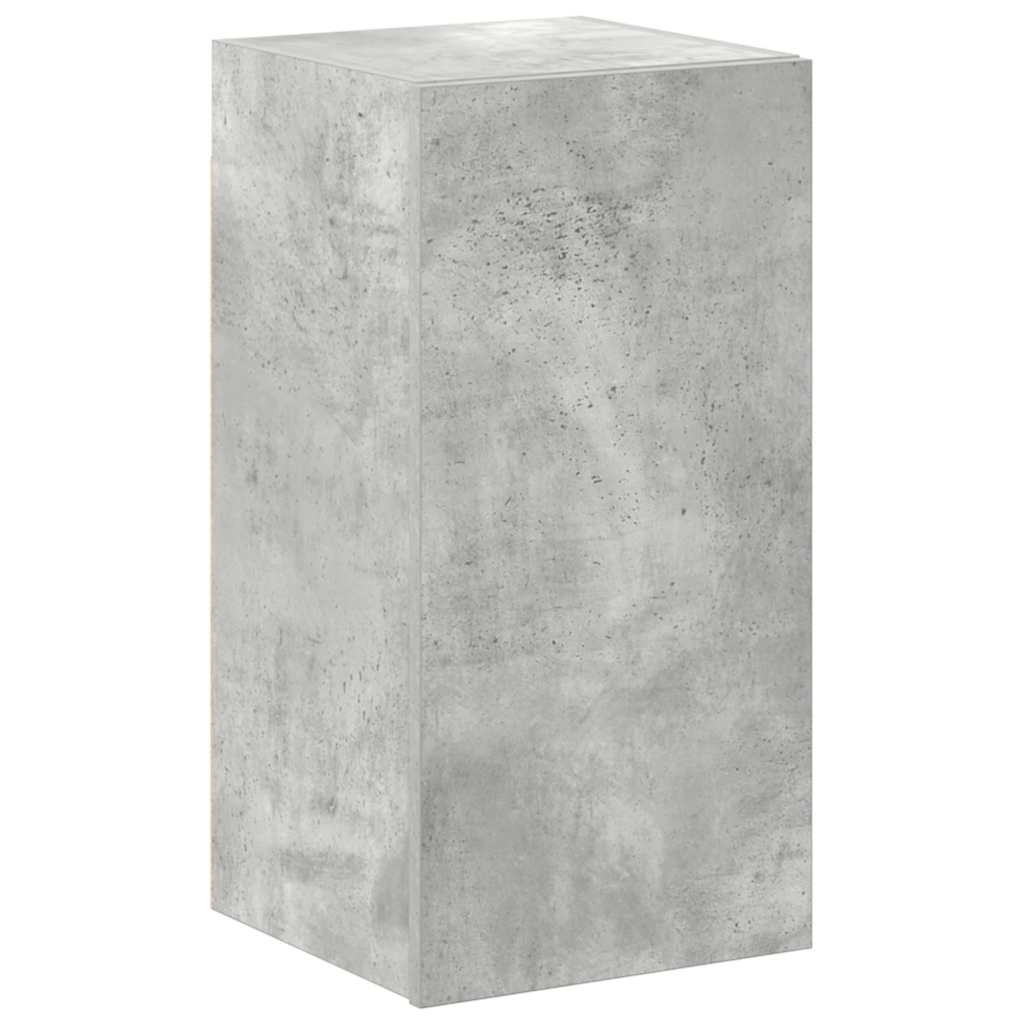 4-tlg. TV-Schrank-Set Betongrau Holzwerkstoff