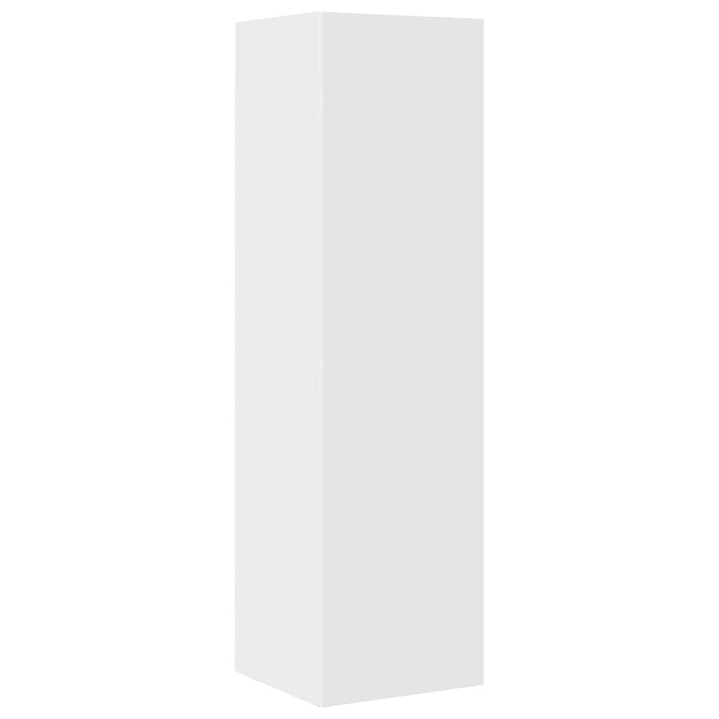 4-tlg. TV-Schrank-Set Weiß Holzwerkstoff