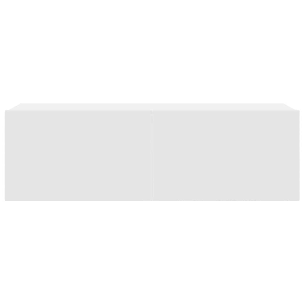 4-tlg. TV-Schrank-Set Weiß Holzwerkstoff