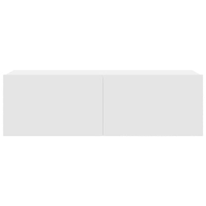 4-tlg. TV-Schrank-Set Weiß Holzwerkstoff