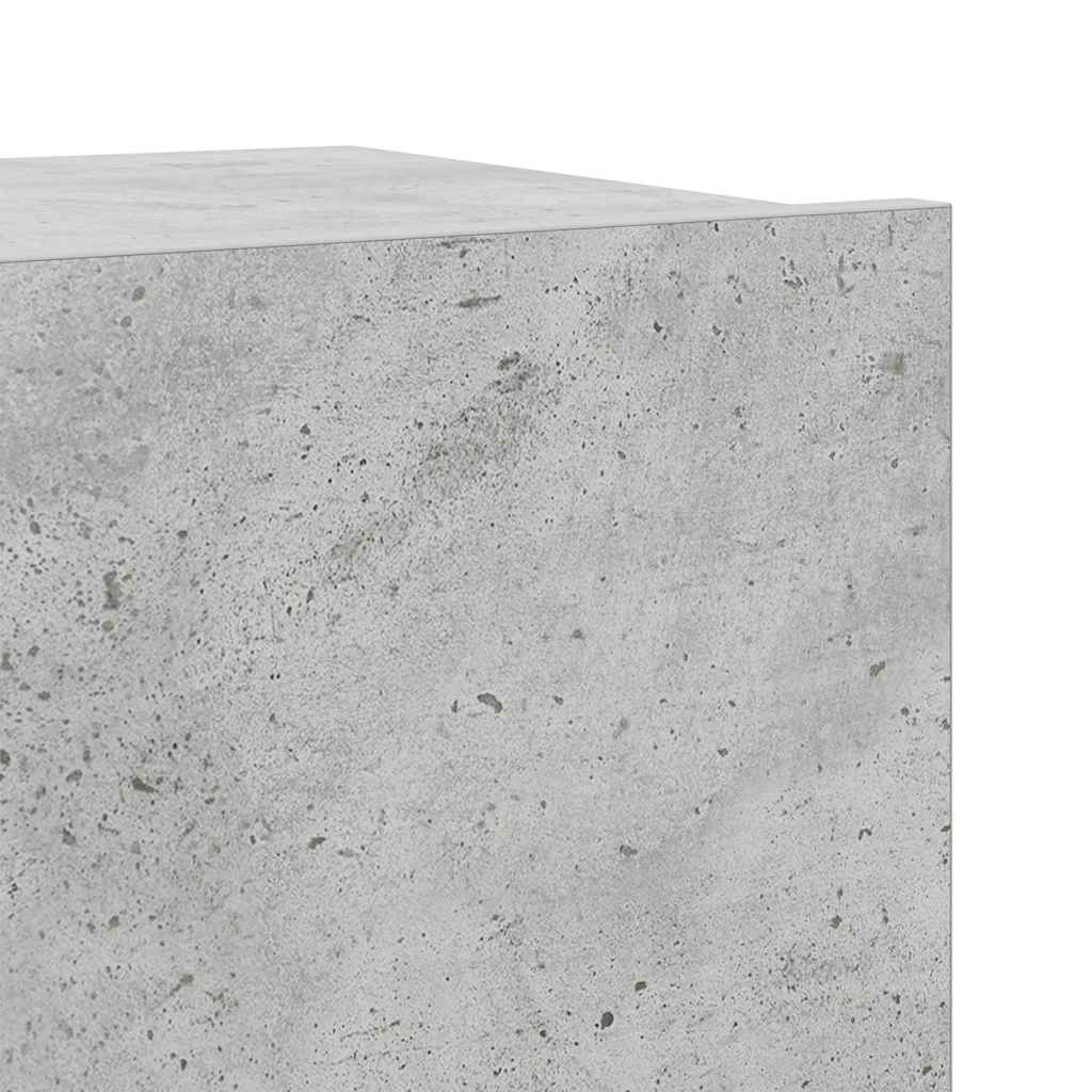 4-tlg. TV-Schrank-Set Betongrau Holzwerkstoff