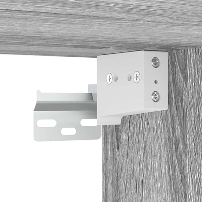 4-tlg. TV-Schrank-Set Grau Sonoma Holzwerkstoff