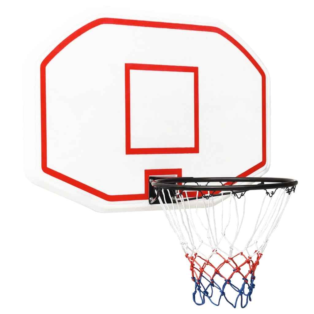 Basketballkorb Weiß 109x71x3 cm Polyethylen
