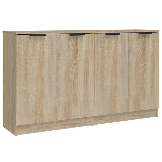 Skænke 2 stk Sonoma eg 60x30x70 cm træmateriale