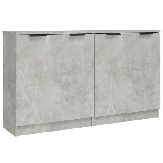 Skænke 2 stk Betongrå 60x30x70 cm træmateriale