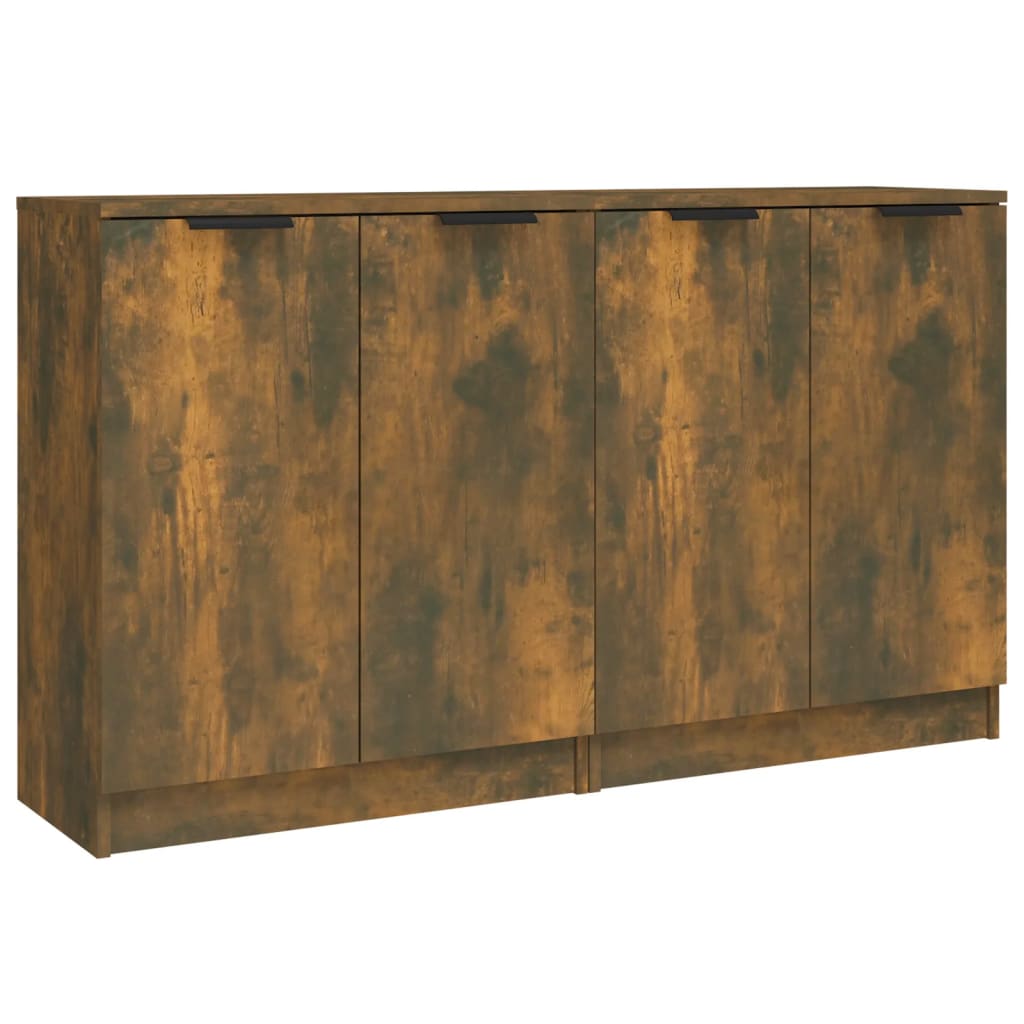Skænke 2 stk Røget eg 60x30x70 cm træmateriale