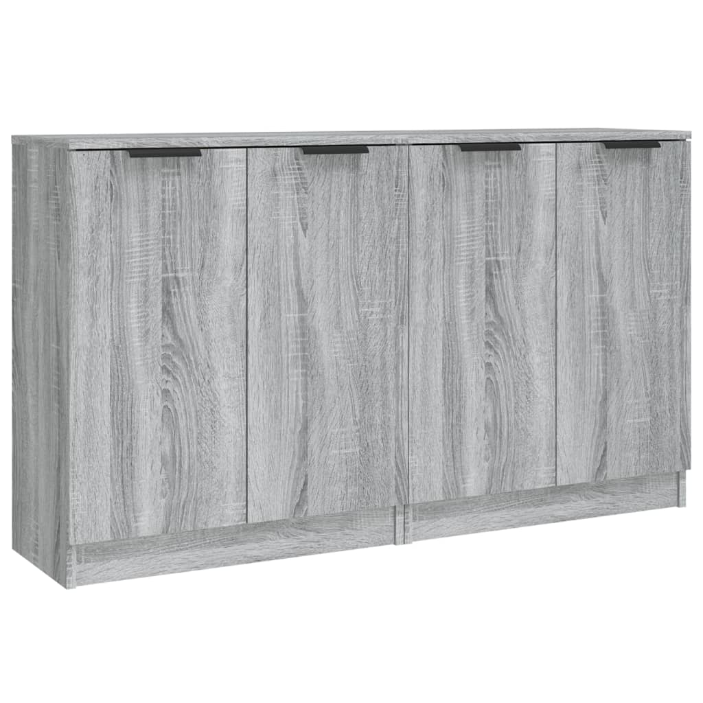 Skænke 2 stk Grå Sonoma 60x30x70 cm træmateriale