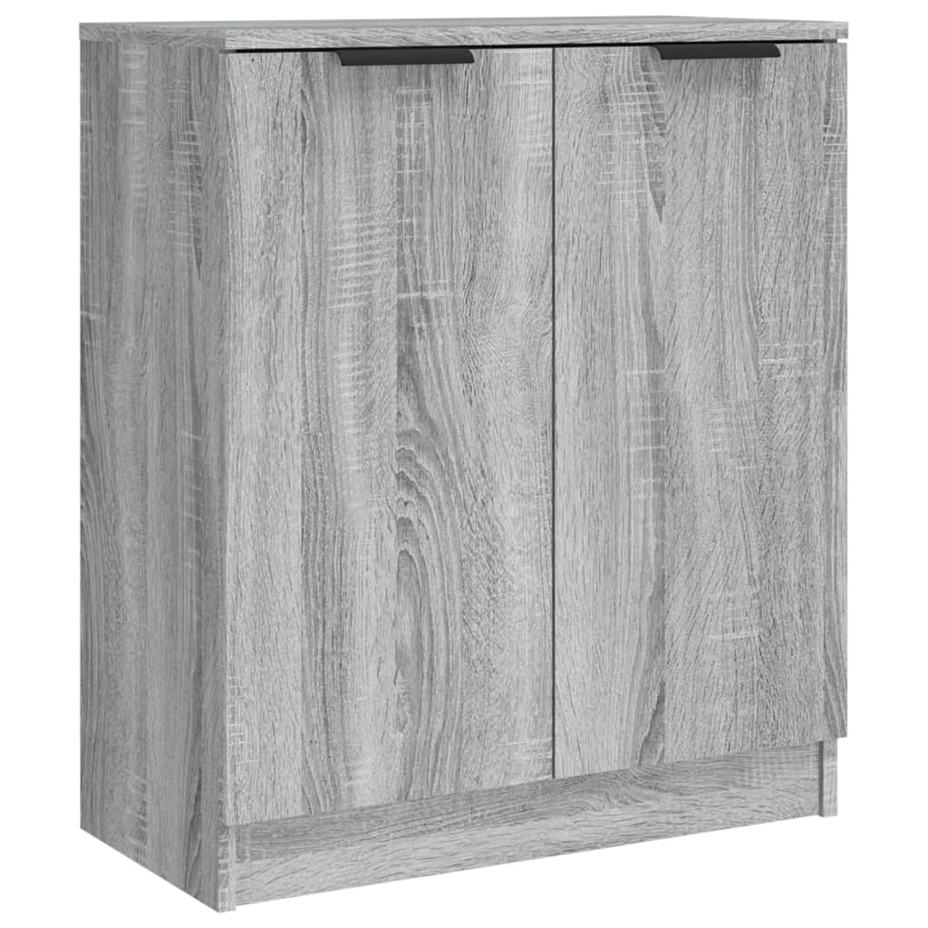 Skænke 2 stk Grå Sonoma 60x30x70 cm træmateriale