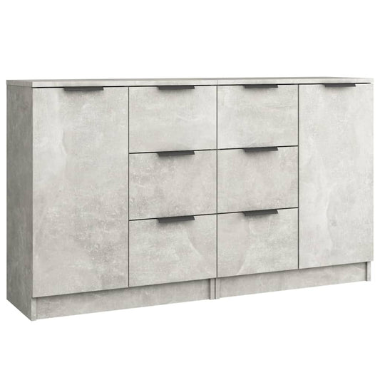 Skænke 2 stk Betongrå 60x30x70 cm træmateriale