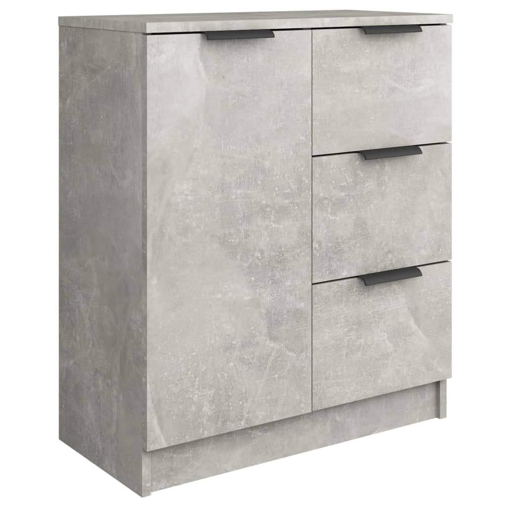 Skænke 2 stk Betongrå 60x30x70 cm træmateriale