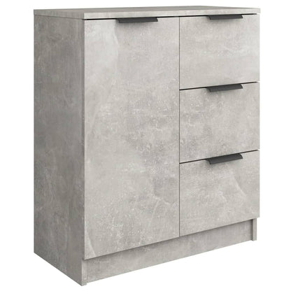 Skænke 2 stk Betongrå 60x30x70 cm træmateriale