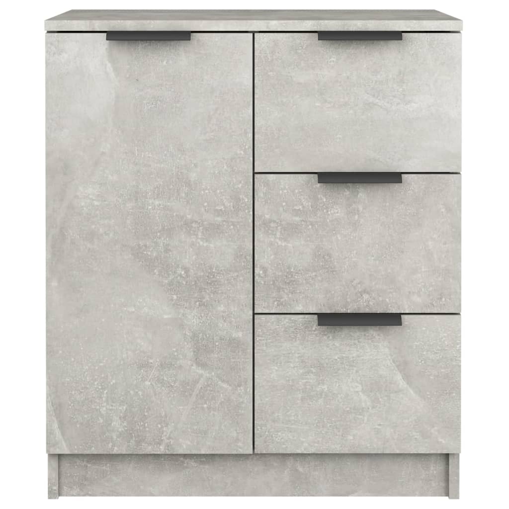 Skænke 2 stk Betongrå 60x30x70 cm træmateriale