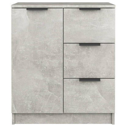 Skænke 2 stk Betongrå 60x30x70 cm træmateriale
