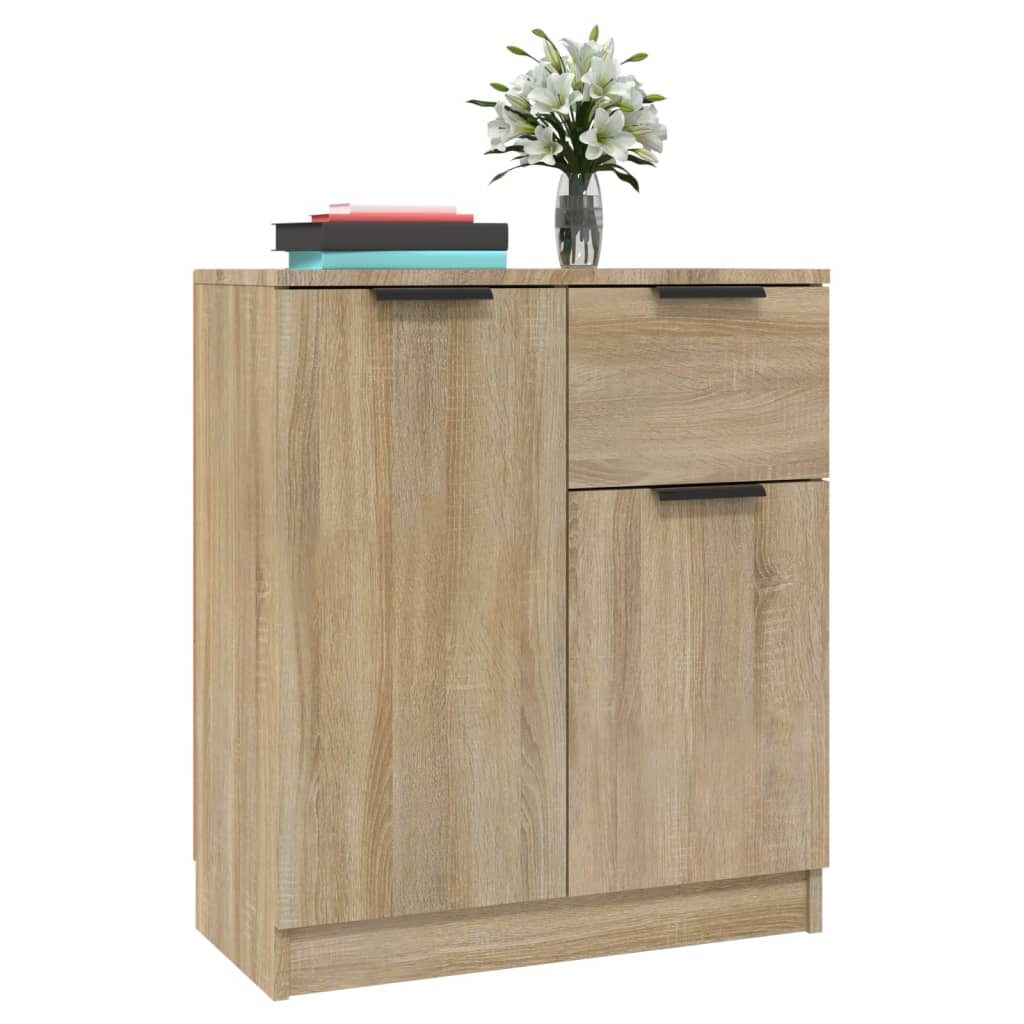 Sideboards 2 Stk. Sonoma-Eiche 60x30x70 cm Holzwerkstoff