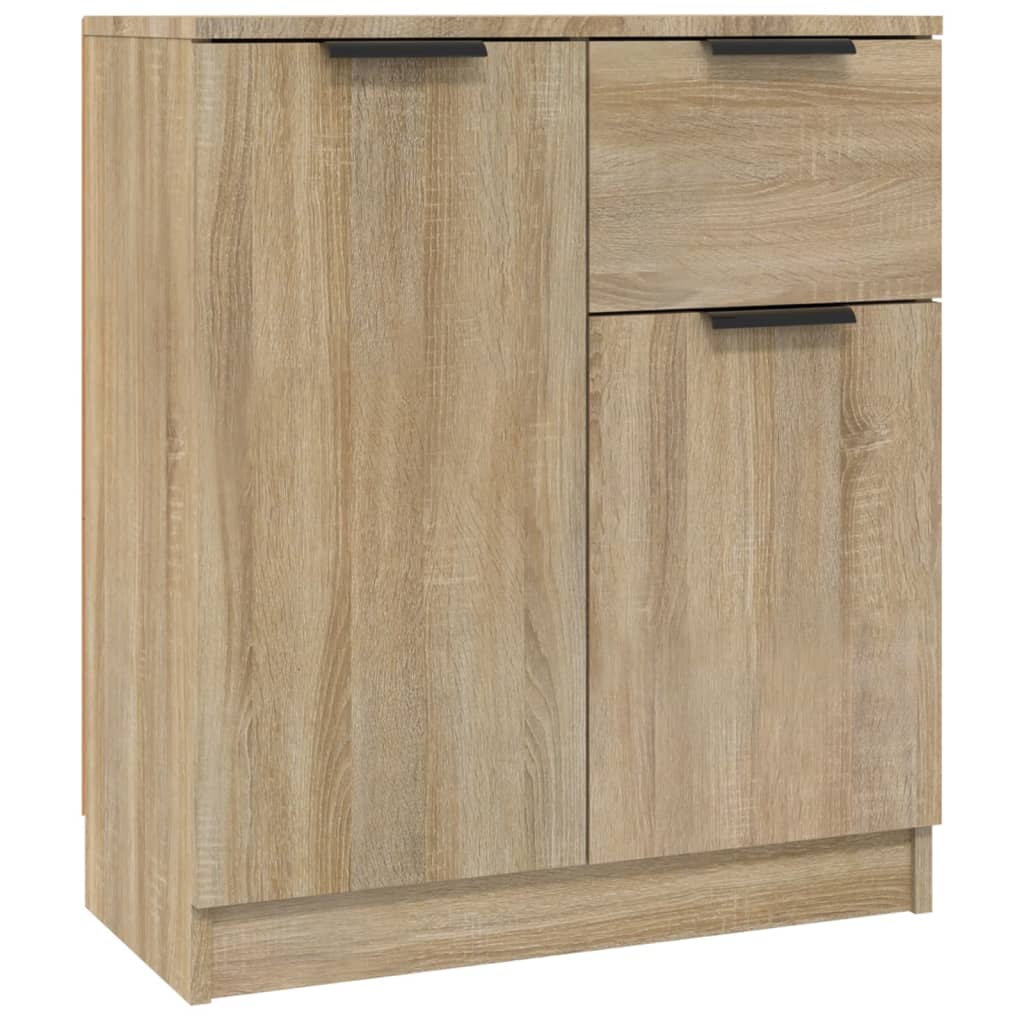 Sideboards 2 Stk. Sonoma-Eiche 60x30x70 cm Holzwerkstoff