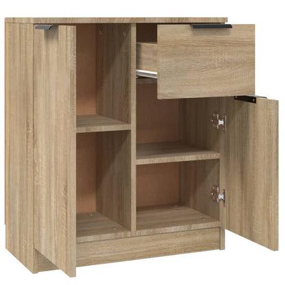 Sideboards 2 Stk. Sonoma-Eiche 60x30x70 cm Holzwerkstoff