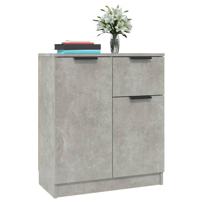 Sideboards 2 Stk. Betongrau 60x30x70 cm Holzwerkstoff