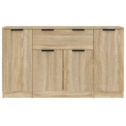 Sideboards 3 Stk. Sonoma-Eiche Holzwerkstoff