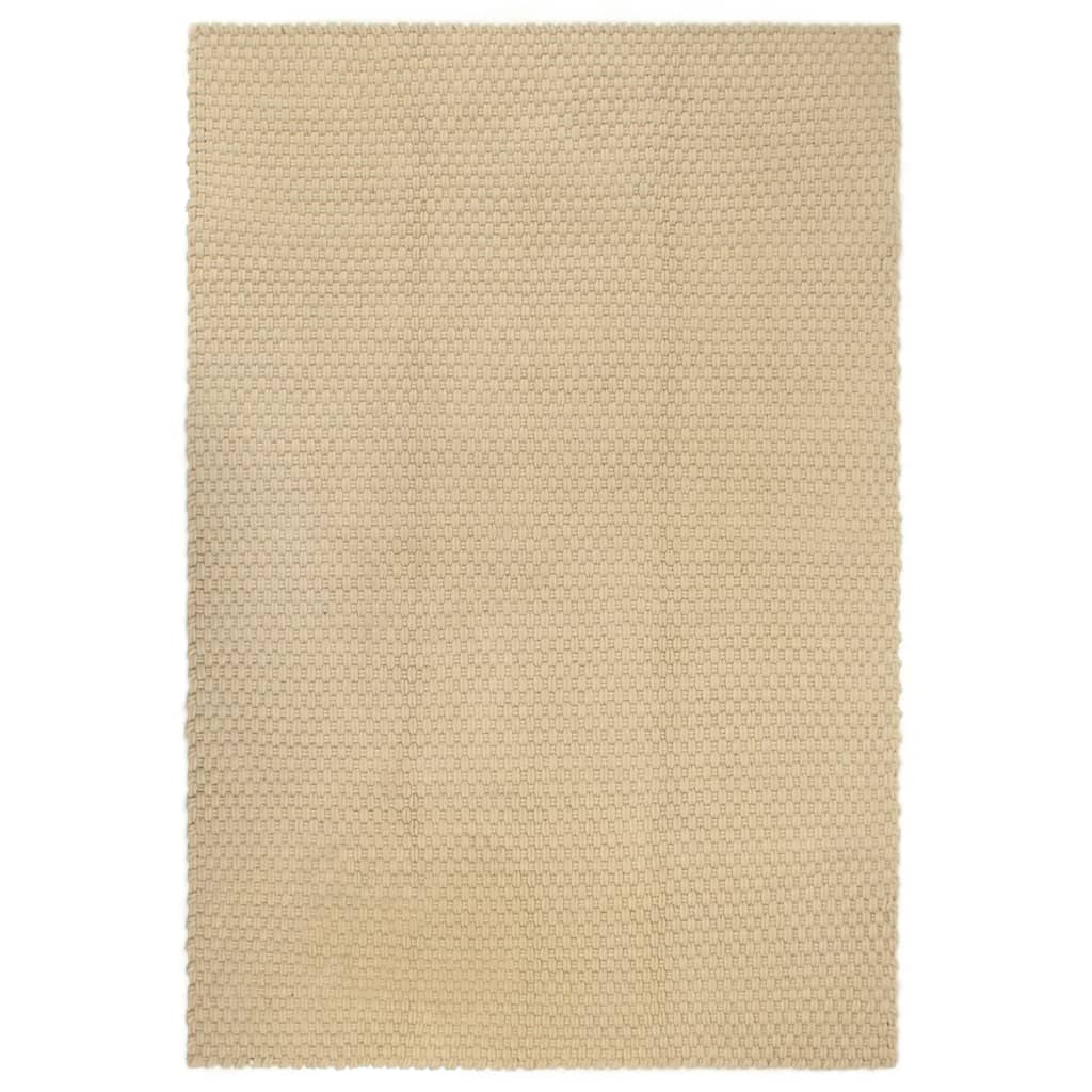 Teppich Rechteckig Natur 120x180 cm Baumwolle