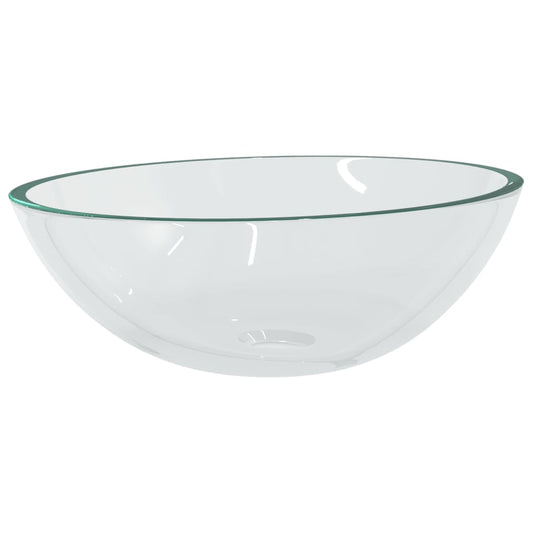 Waschbecken Glas 50x37x14 cm Transparent