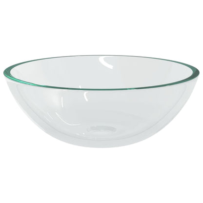 Waschbecken Glas 50x37x14 cm Transparent