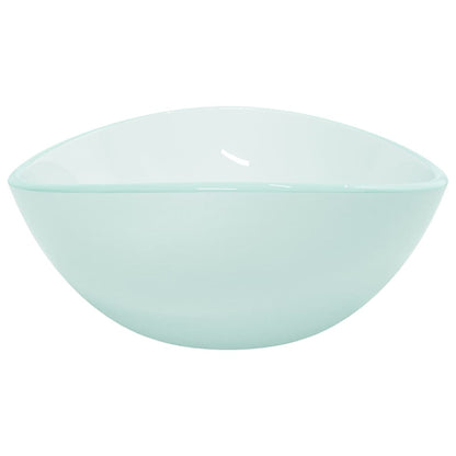 Waschbecken Hartglas 54,5x35x15,5 cm Matt