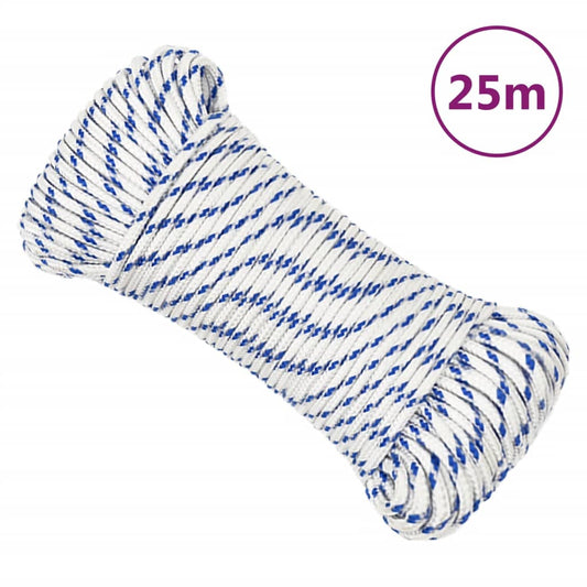 Bootsseil Weiß 3 mm 25 m Polypropylen