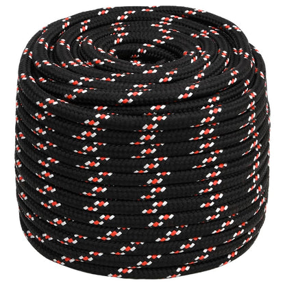 Bootsseil Schwarz 16 mm 25 m Polypropylen
