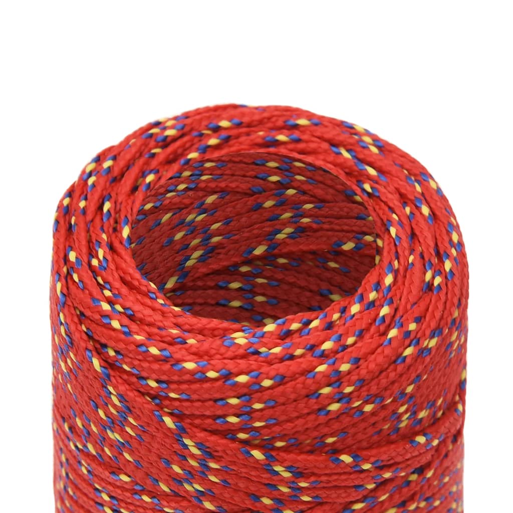 Bootsseil Rot 2 mm 50 m Polypropylen