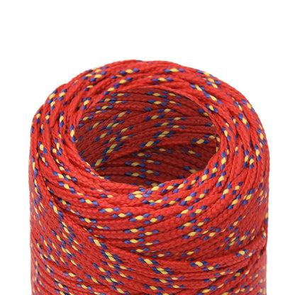 Bootsseil Rot 2 mm 50 m Polypropylen