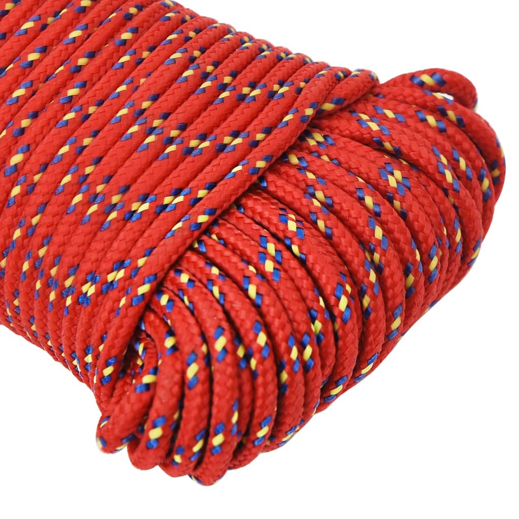 Bootsseil Rot 3 mm 100 m Polypropylen