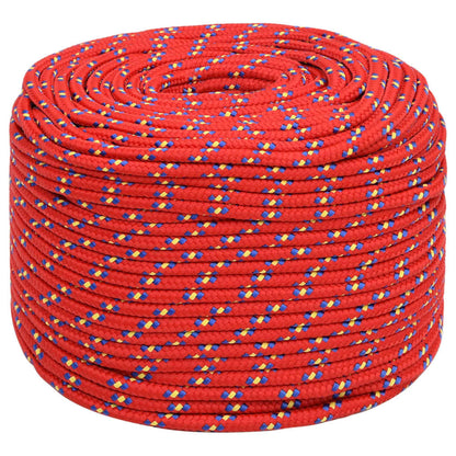 Bootsseil Rot 8 mm 25 m Polypropylen