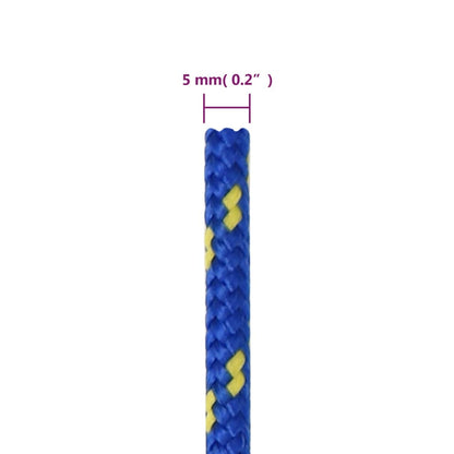 Bootsseil Blau 5 mm 100 m Polypropylen