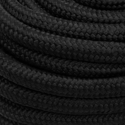 Bootsseil Schwarz 20 mm 50 m Polypropylen